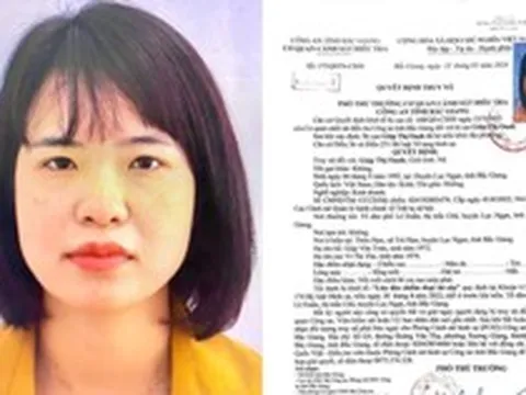 Truy nã đặc biệt nguy hiểm Giáp Thị Oanh SN 1992: Người dân phát hiện có thể bắt giữ, báo ngay cho công an