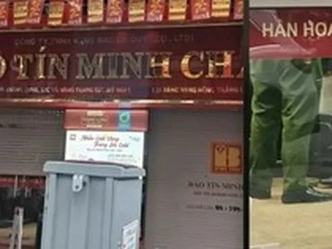 Hà Nội: Nhiều cảnh sát xuất hiện tại cửa hàng Bảo Tín Minh Châu