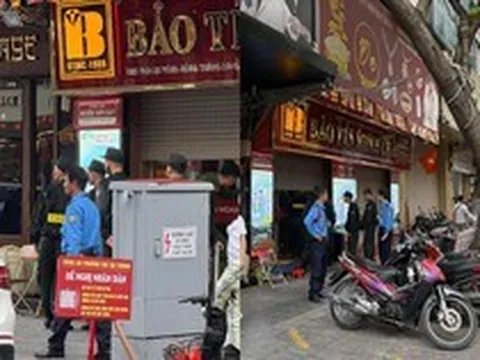 Công an xuất hiện tại các cửa hàng Bảo Tín Minh Châu ở Hà Nội, dừng mua bán: Công an thông tin