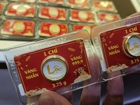 Cuối ngày 24-3, giá vàng miếng SJC tăng gần 5 triệu,  vượt 170 triệu đồng/lượng