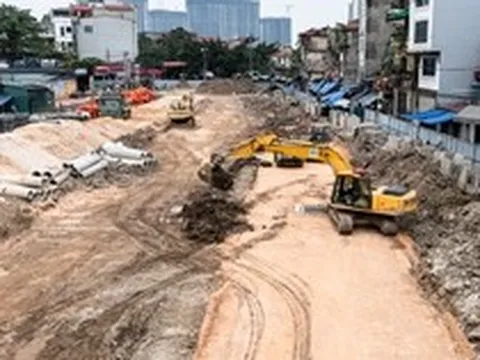 Vành đai 2,5 Hà Nội tăng tốc thi công, song song giải phóng mặt bằng