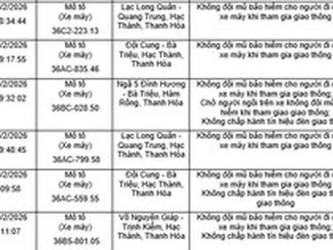 57 chủ xe máy có biển số sau nhanh chóng nộp phạt nguội theo Nghị định 168