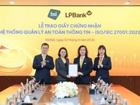 LPBank đạt ISO 27001:2022, hoàn tất đánh giá PCI DSS