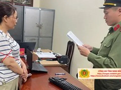 Thi hành lệnh bắt tạm giam Cao Thị Hạnh