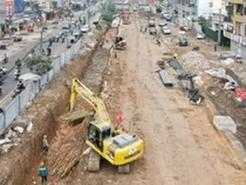 Vành đai 1 Hà Nội tăng tốc thi công, quyết cán đích cuối năm 2026