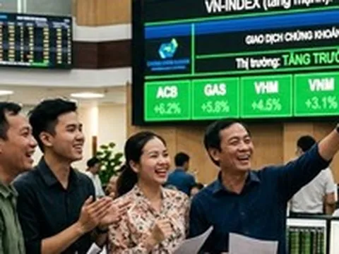 VN-Index tăng vọt hơn 74 điểm ngay khi mở cửa giao dịch 8-4