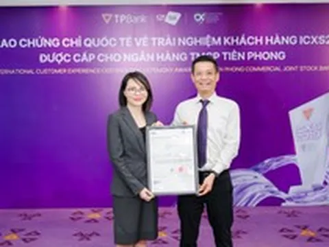 TPBank xác lập chuẩn mới với chứng chỉ trải nghiệm khách hàng quốc tế ICXS2019