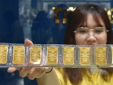 Sáng 10- 4, giá vàng tại Bảo Tín Minh Châu, SJC, Mi Hồng bật tăng 1,2 triệu đồng/lượng