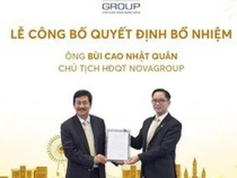 Nhà sáng lập Bùi Thành Nhơn vừa chuyển giao vai trò chủ tịch NovaGroup cho con trai