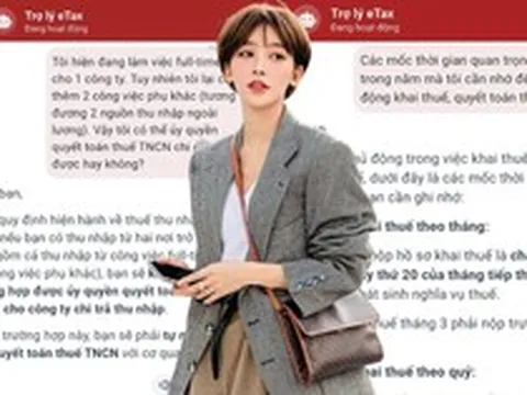 Làm văn phòng nhưng “nhận thêm job ngoài”: 3 mốc thời gian khai thuế cần nhớ