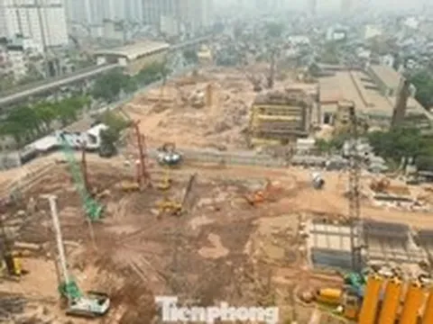 Cận cảnh đại công trường trên khu 'đất vàng' Cao - Xà - Lá