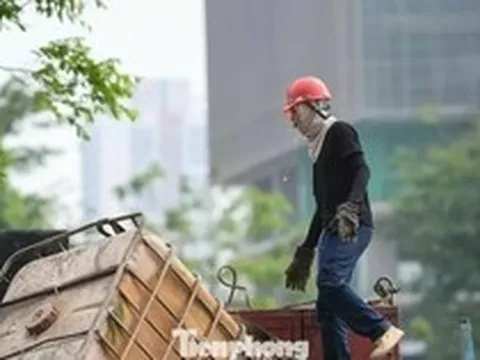 Cận cảnh tiến độ thi công dự án chống ngập ở phía Tây Hà Nội