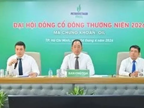 Đại hội đồng cổ đông thường niên 2026: PVOIL thay đổi nhân sự cấp cao, tiếp đà tăng trưởng