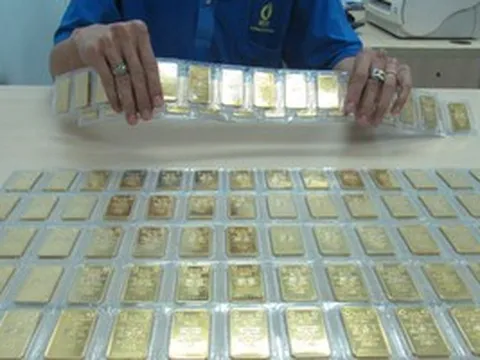 Giá vàng miếng SJC và vàng nhẫn xuống thấp nhất trong vòng 3 tháng