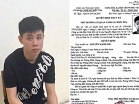 Vây bắt thành công Nguyễn Mạnh Sơn SN 2006