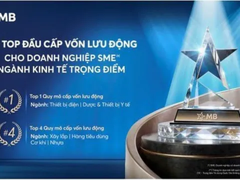 MB – Ngân hàng  top đầu Cấp vốn lưu động cho doanh nghiệp SME thuộc ngành kinh tế trọng điểm