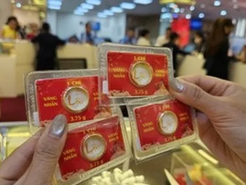 Sáng 8-5, giá vàng miếng SJC cao hơn vàng thế giới tới 17 triệu đồng/lượng