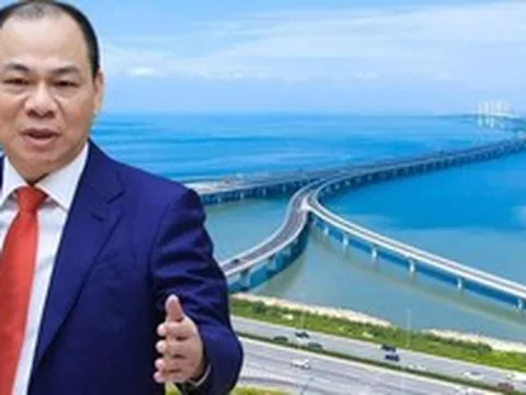 Chỉ hơn 1 tháng nữa, Vingroup của tỷ phú Phạm Nhật Vượng sẽ khởi công siêu dự án vượt biển chưa từng có hơn 92.000 tỷ đồng, đồng thời đề xuất điều chỉnh quy mô