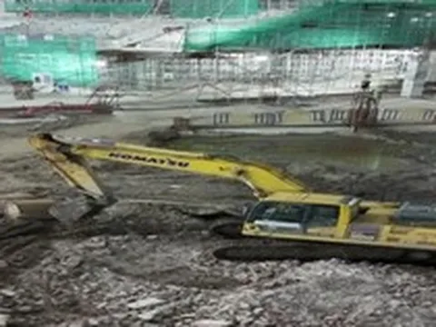 "Siêu tiến độ" sân vận động lớn nhất thế giới ở Hà Nội: Sẽ xác lập kỷ lục về thời gian thi công?