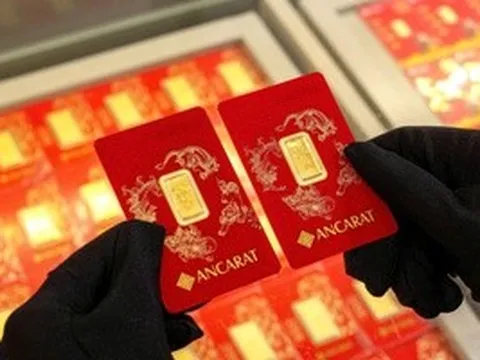 Sáng 5-6, giá vàng miếng SJC, vàng nhẫn về mức thấp nhất tính từ đầu năm 2026