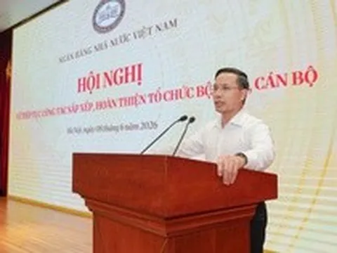 Tiếp tục kiện toàn cơ cấu tổ chức bộ máy NHNN đảm bảo tinh, gọn, mạnh, hiệu lực, hiệu quả