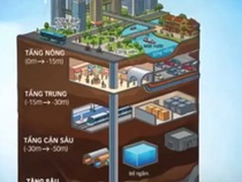 Hà Nội phát triển đô thị dưới lòng đất theo mô hình "thành phố ba chiều"