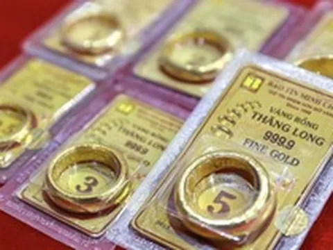 Giá vàng nhẫn trơn, vàng miếng chiều tối 12/6 tăng lên mức cao nhất từ đầu tuần