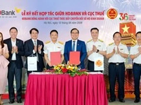 HDBank đồng hành cùng Cục Thuế thúc đẩy chuyển đổi số hộ kinh doanh
