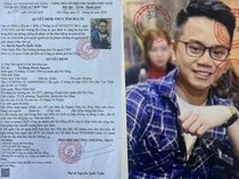 Ai thấy Lê Đăng Phước Nguyên ở đâu, khẩn trương liện hệ công an: Danh tính người cung cấp sẽ được bảo mật