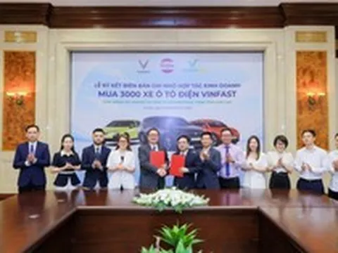 Vị "khách sộp" vừa chốt đơn thêm 2.000 ô tô điện VinFast, nâng quy mô lên 3.000 chiếc