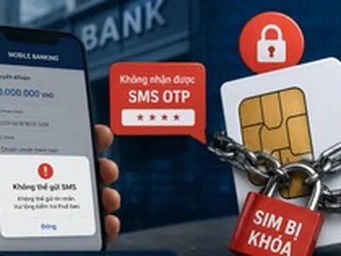 SIM bị khóa vì chưa xác thực: Nguy cơ "đứt mạch" giao dịch ngân hàng điện tử?