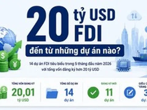 20 tỷ đô vốn FDI đổ vào Việt Nam: Cảng trung chuyển Cần Giờ, Samsung, Nhà Bè Metrocity và LNG Quỳnh Lập 'sáng rực'