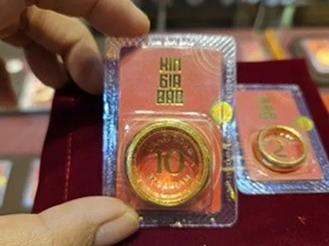 Sáng 18-6, giá vàng miếng SJC, vàng nhẫn đảo chiều giảm trở lại
