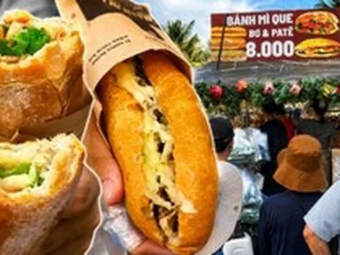 Món bánh mì nướng khiến khách nước ngoài mê mệt: Giá chỉ hơn 40k, xếp hàng tới số 60 vẫn kiên nhẫn chờ