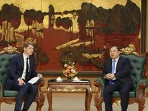 Phó Thủ tướng Thường trực Phạm Gia Túc tiếp lãnh đạo tập đoàn vận tải biển hàng đầu thế giới