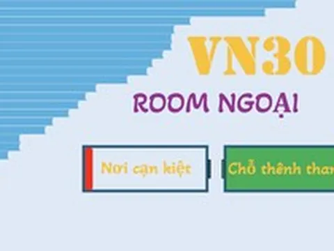 Room ngoại trong VN30: Nơi cạn kiệt, chỗ thênh thang