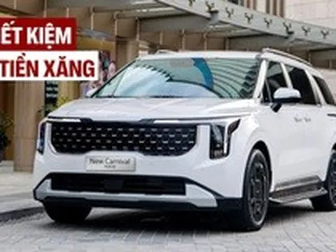 Kia Carnival thêm bản hybrid ‘giá rẻ’ tại Việt Nam: Thực tế còn 1,379 tỷ đồng, 8 chỗ ngồi, hợp dịch vụ với mức tiêu thụ xăng chỉ 4,8L/100km