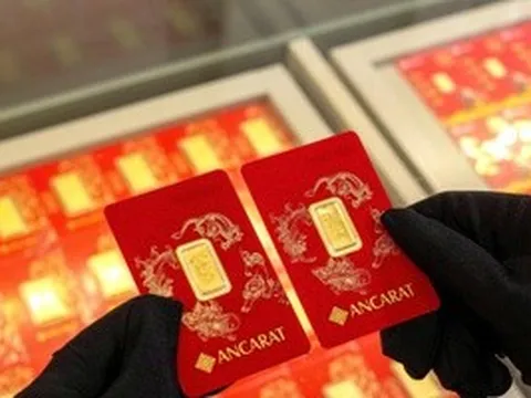 Giá vàng trong nước lại nới rộng chênh lệch với giá vàng thế giới