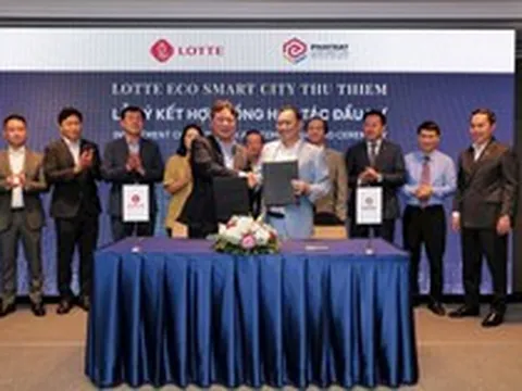 Lotte và Phát Đạt chính thức ký kết Hợp đồng Hợp tác Đầu tư dự án Lotte Eco Smart City Thu Thiem