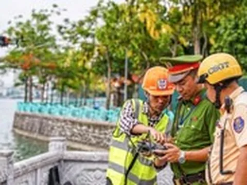 Công an Hà Nội thử nghiệm UAV giám sát an ninh trật tự từ trên không