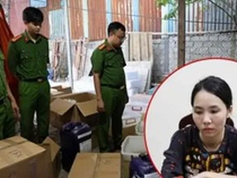 Đồng loạt khám xét 7 địa điểm, thu 30.000 sản phẩm, bắt quản lý Phạm Thị Thảo SN 1993