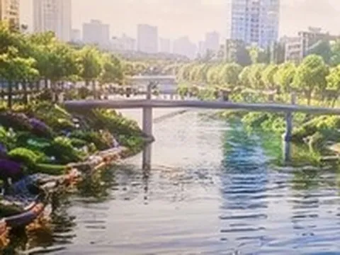 Sông Tô Lịch thay đổi ra sao trong quy hoạch Hà Nội tầm nhìn 100 năm?