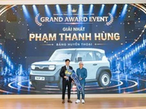 Khoảnh khắc nhận VinFast VF3 và điều Quán quân Chứng Trường Huyền Thoại 2026 tiết lộ