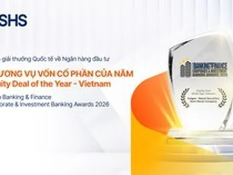 SHS nhận giải Asian Banking & Finance Awards 2026, khẳng định dấu ấn Investment Banking