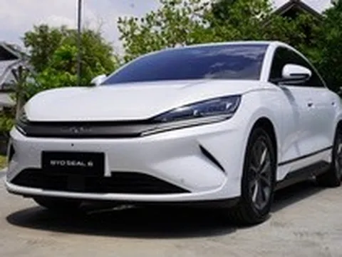 BYD Seal 6 thêm bản giá rẻ ở gần Việt Nam: Giá quy đổi từ hơn 630 triệu đồng, chạy điện 410km/sạc, cùng cỡ Camry