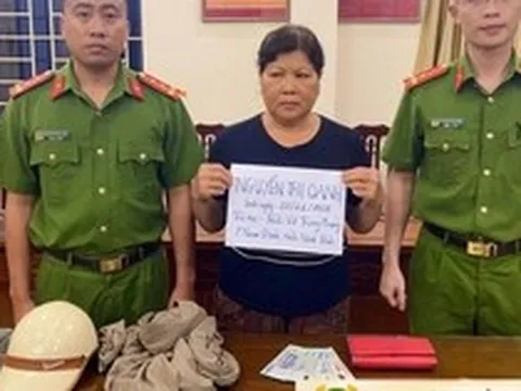 Nguyễn Thị Oanh SN 1965 đã ra đầu thú