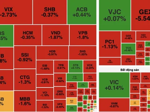 VN-Index giảm hơn 13 điểm, nhóm dầu khí ngược dòng nâng đỡ thị trường
