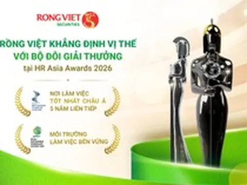 Rồng Việt khẳng định vị thế với bộ đôi giải thưởng tại HR Asia 2026