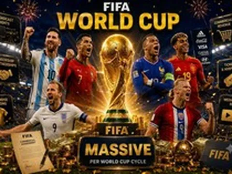 FIFA kiếm bội tiền khi Messi, Ronaldo, Mbappé “đổ mồ hôi” mùa World Cup