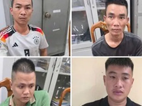 Công an kiểm tra khu vực hồ điều hòa lúc hơn 22 giờ đêm, 4 người đàn ông bị khởi tố